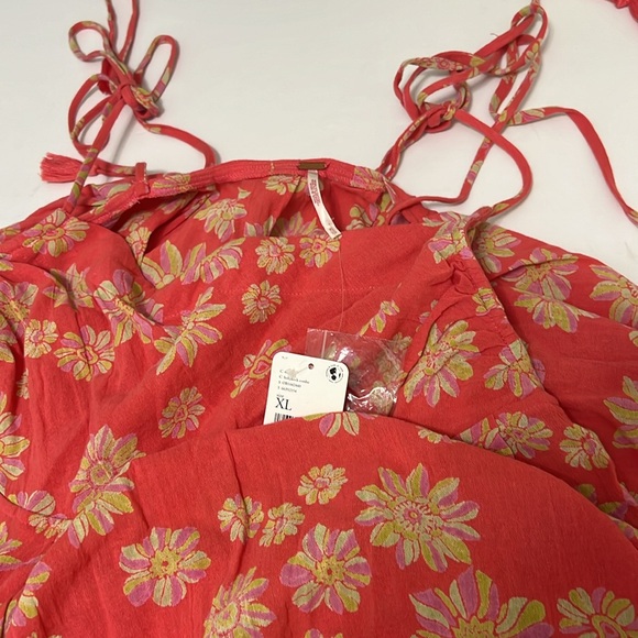 Free People Indigo Molly Tunic Hollyhock Combo nwt - Picture 6 of 6